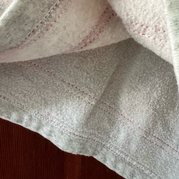 Vintage 90s Gray Sweat Shorts Graphic Retro Gym Y2K Streetwear Size Large - Picture 4 of 7